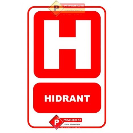 Indicatoare pentru hidranti